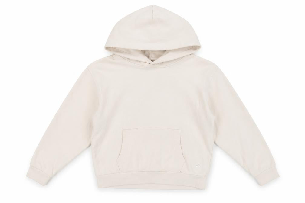 Reiss Girls Beige Hoodie, 6-7 Years, Cotton Pullover