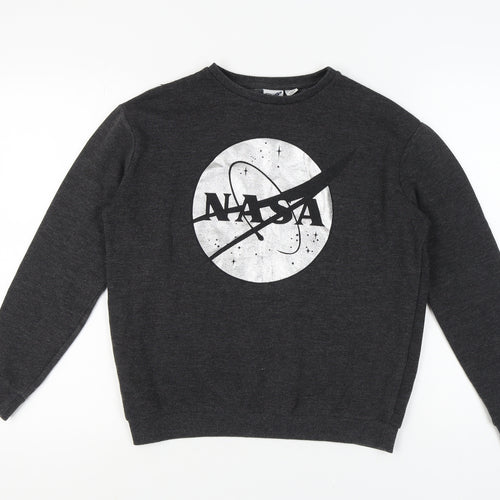 NASA Graphic Sweatshirt, Black, Size 10