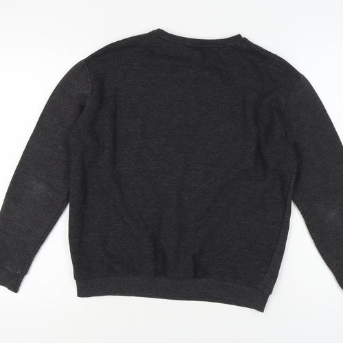 NASA Graphic Sweatshirt, Black, Size 10