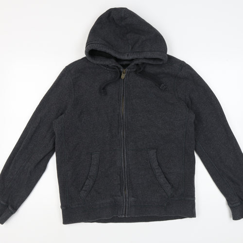 Fat Face Men's Grey Full Zip Hoodie - Size L