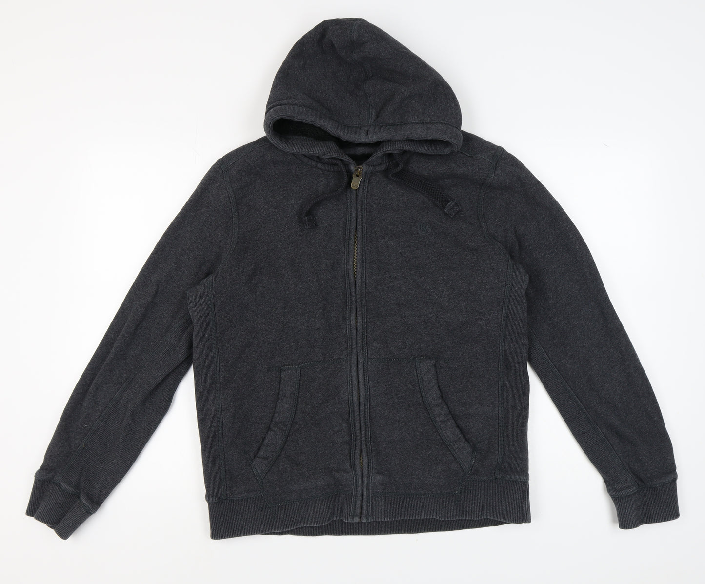 Fat Face Men's Grey Full Zip Hoodie - Size L