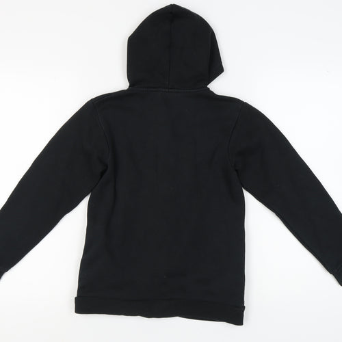 McKenzie Boys Black Full Zip Hoodie 12-13 Years, Hooded, Logo