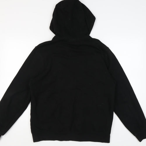 Lacoste Men's Black Full Zip Hoodie XL with Logo