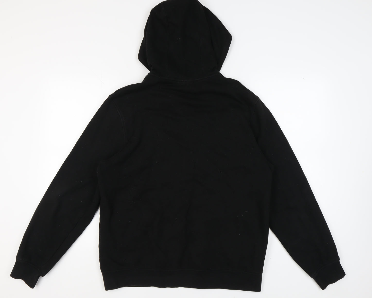 Lacoste Men's Black Full Zip Hoodie XL with Logo