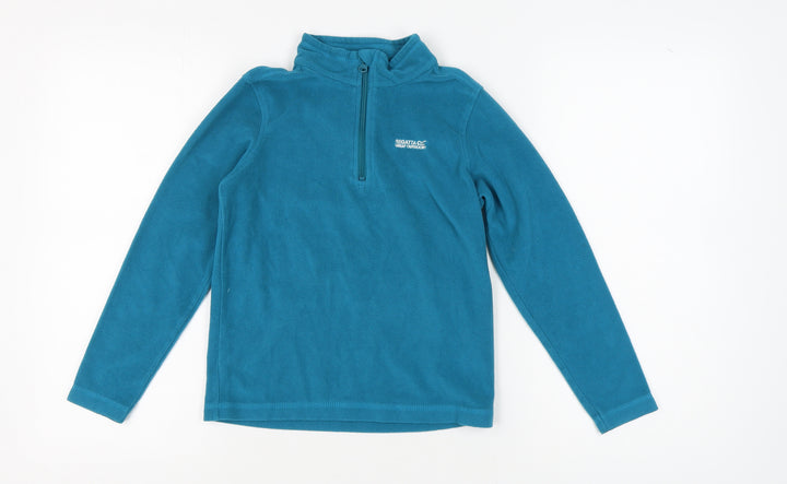 Regatta Unisex Kids Blue Fleece Pullover Sweatshirt 11-12Y
