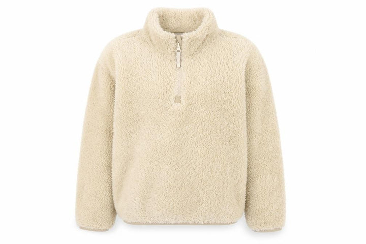 Mountain Warehouse Girls Beige Fleece 1/2 Zip Sweatshirt 9-10 Yrs