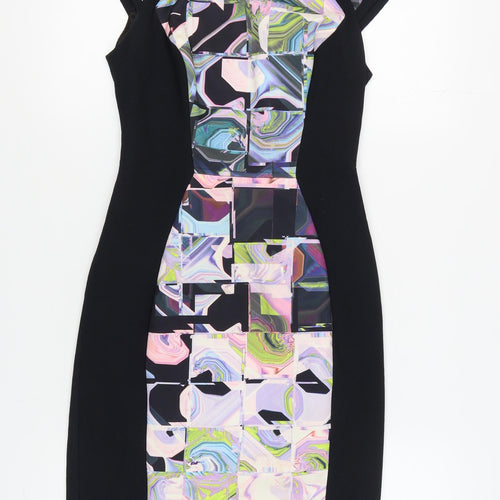 Ted Baker Women's Geometric Multicoloured Dress Size 6