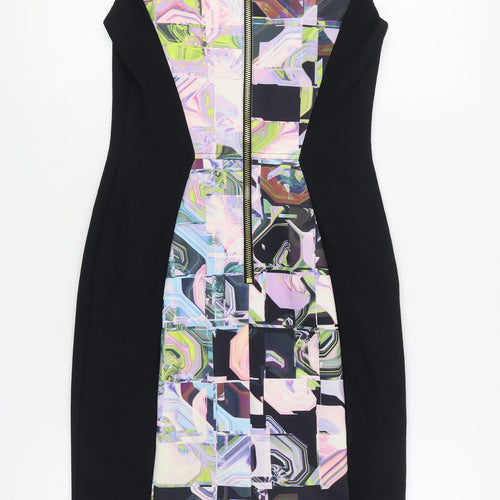 Ted Baker Women's Geometric Multicoloured Dress Size 6