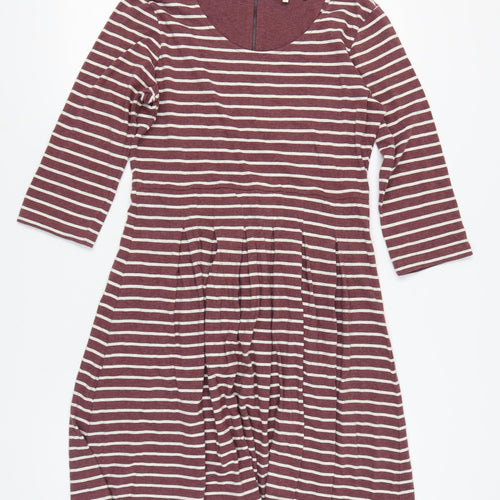 Fat Face Women's Multicoloured A-Line Dress Size 14