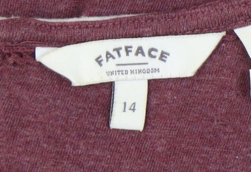 Fat Face Women's Multicoloured A-Line Dress Size 14