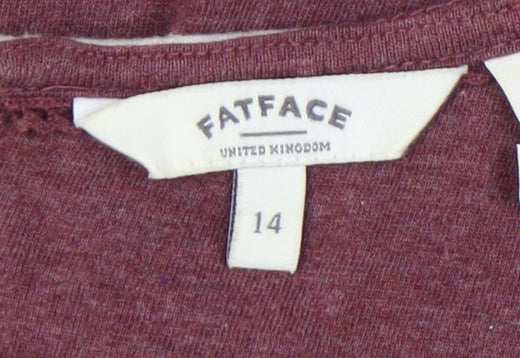 Fat Face Women's Multicoloured A-Line Dress Size 14