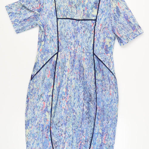 Whistles Women's Blue Knee-Length Dress, Size 12