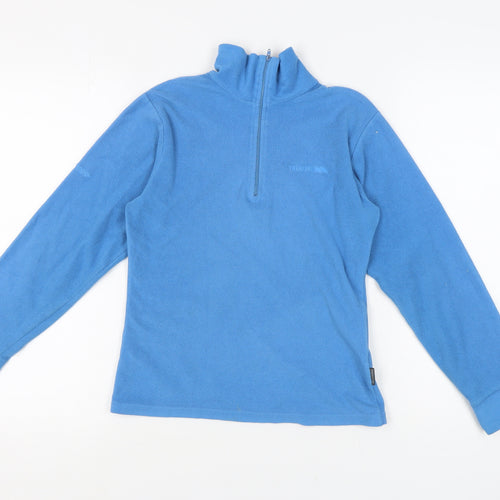 Trespass Women's Blue XS Fleece Henley Sweatshirt