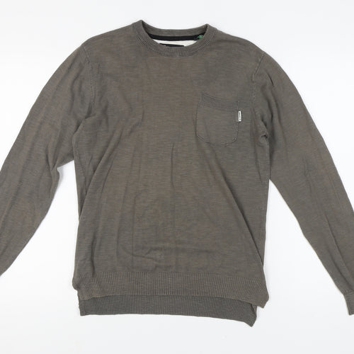 G-Star RAW Men's Grey Crew Neck Pullover Jumper - Size S