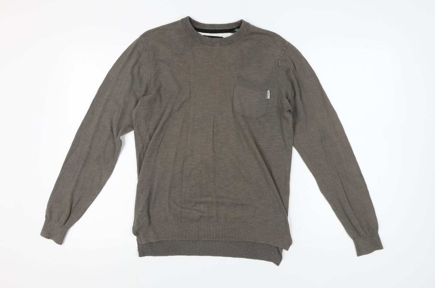 G-Star RAW Men's Grey Crew Neck Pullover Jumper - Size S