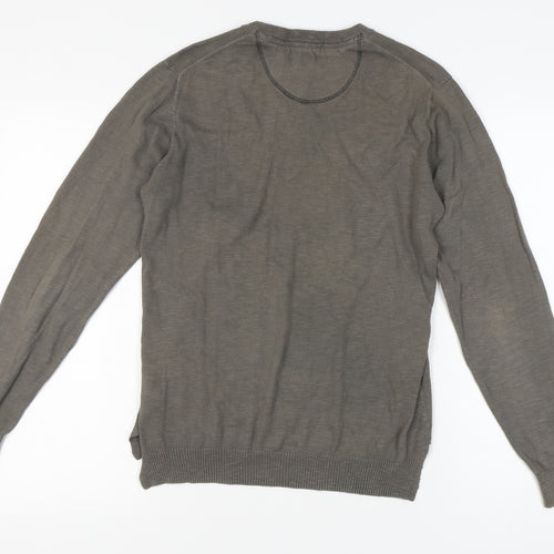 G-Star RAW Men's Grey Crew Neck Pullover Jumper - Size S