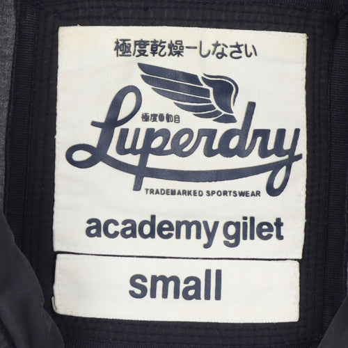 Superdry Women's Black Waistcoat S Puffer Jacket