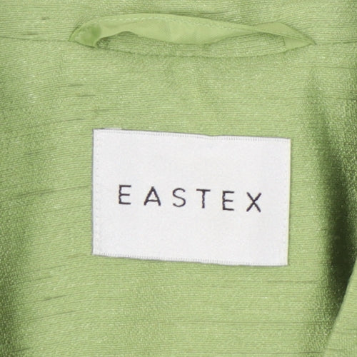 Eastex Women's Green Blazer Size 10 Long Sleeve
