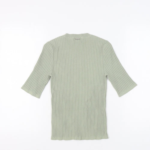 Guess Women’s Green 3/4 Sleeve Knit T-Shirt M