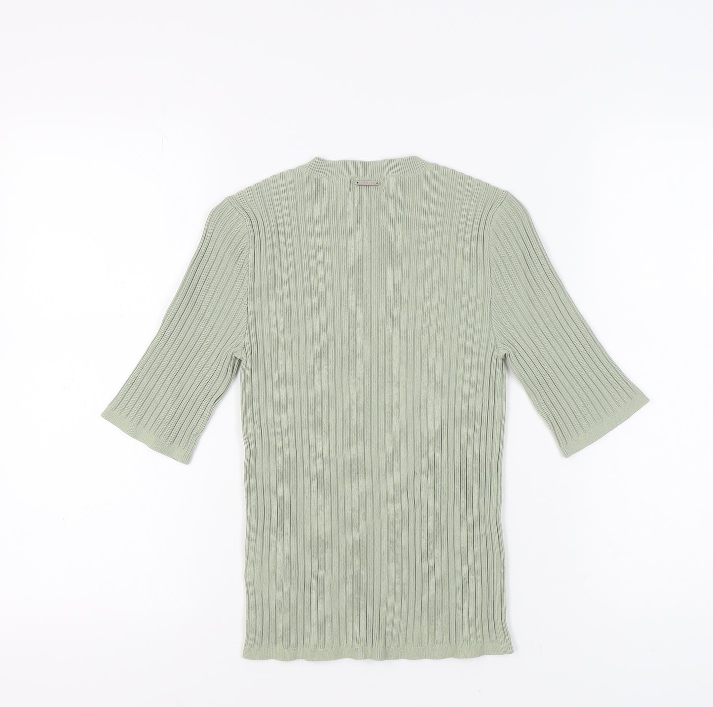 Guess Women’s Green 3/4 Sleeve Knit T-Shirt M