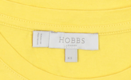 Hobbs Women's Yellow XS Short Sleeve T-Shirt