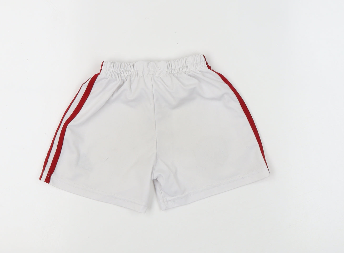 Adidas Boys White Football Athletic Shorts Size 6 Years