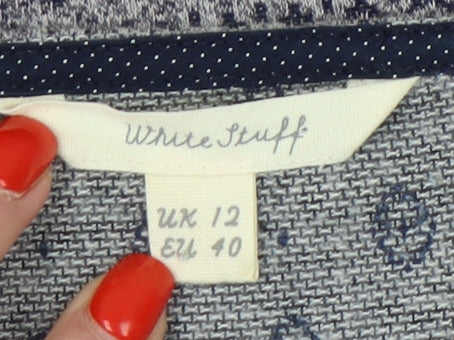 White Stuff Women's Blue Shift Dress Size 12