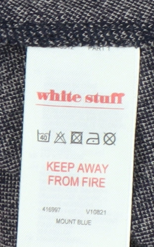 White Stuff Women's Blue Shift Dress Size 12