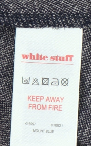 White Stuff Women's Blue Shift Dress Size 12