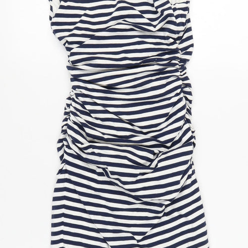 Boden Women's Multicoloured Striped Bodycon Dress Size 6