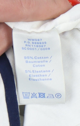 Boden Women's Multicoloured Striped Bodycon Dress Size 6