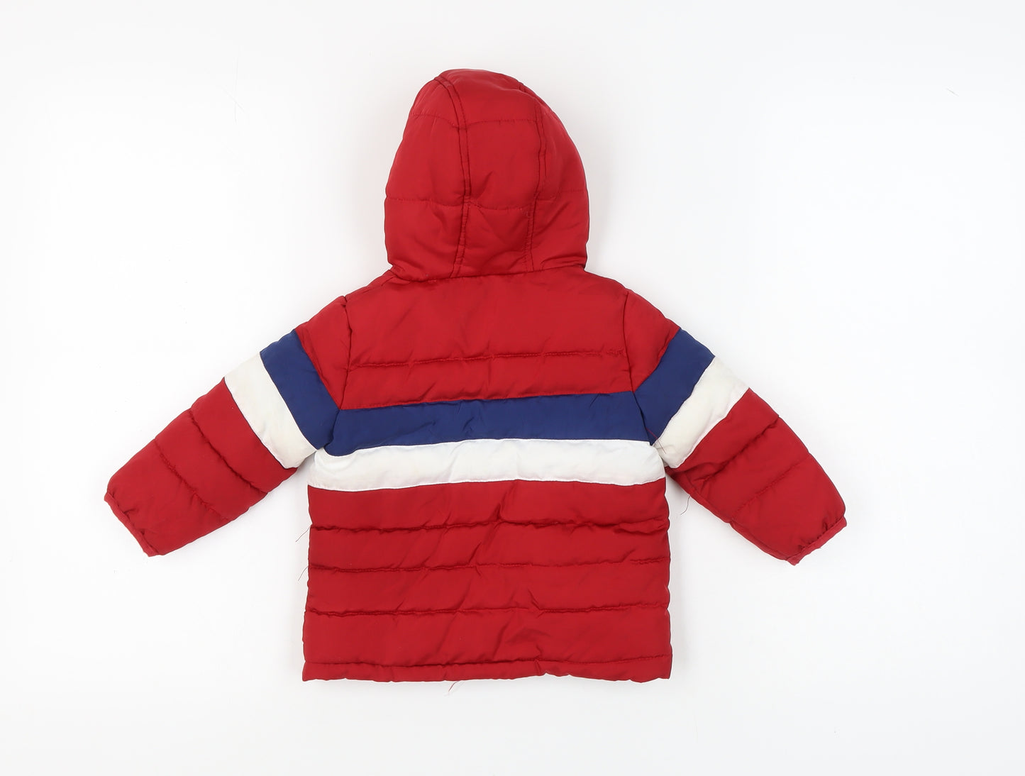 Ben Sherman Red Puffer Jacket for Unisex Toddlers, 12 Months