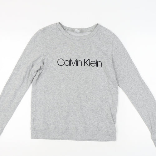 Calvin Klein Women's Grey Pullover Sweatshirt XS