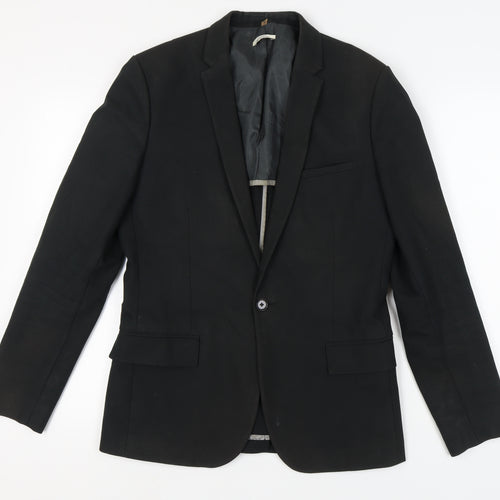 Calvin Klein Men's Black Regular Fit Blazer M