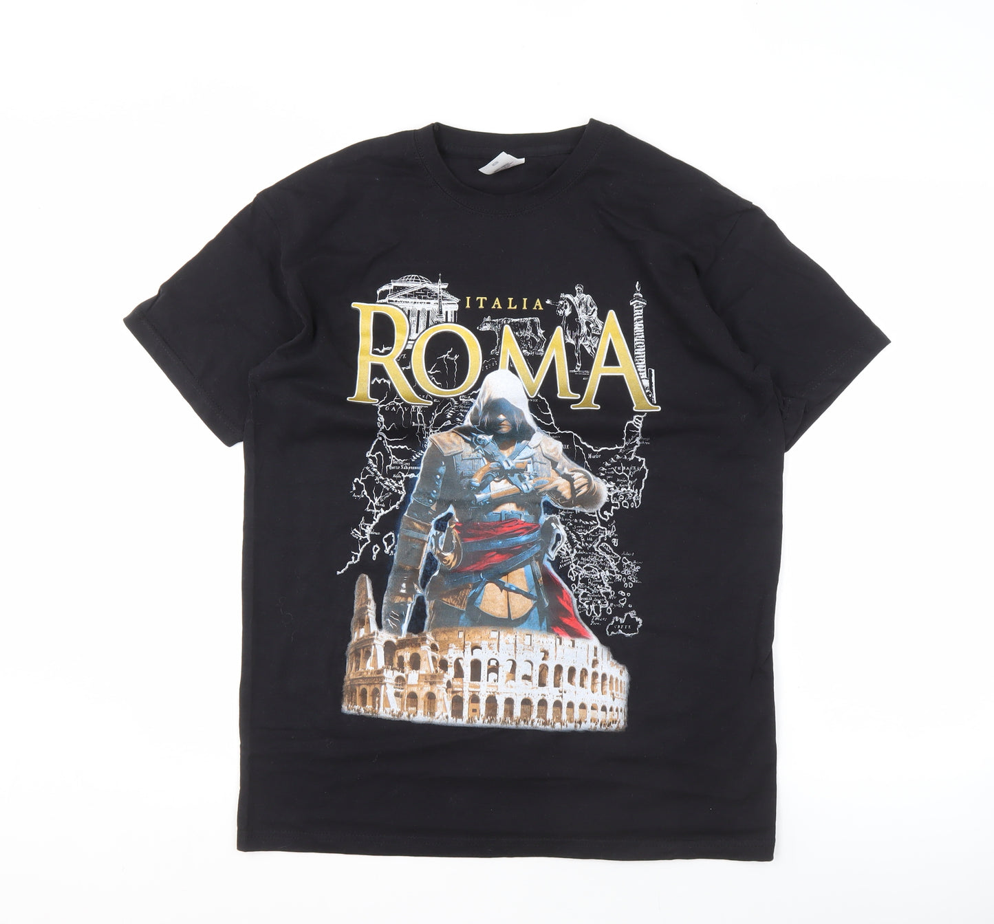 Fruit of the Loom Men's Black M Graphic T-Shirt