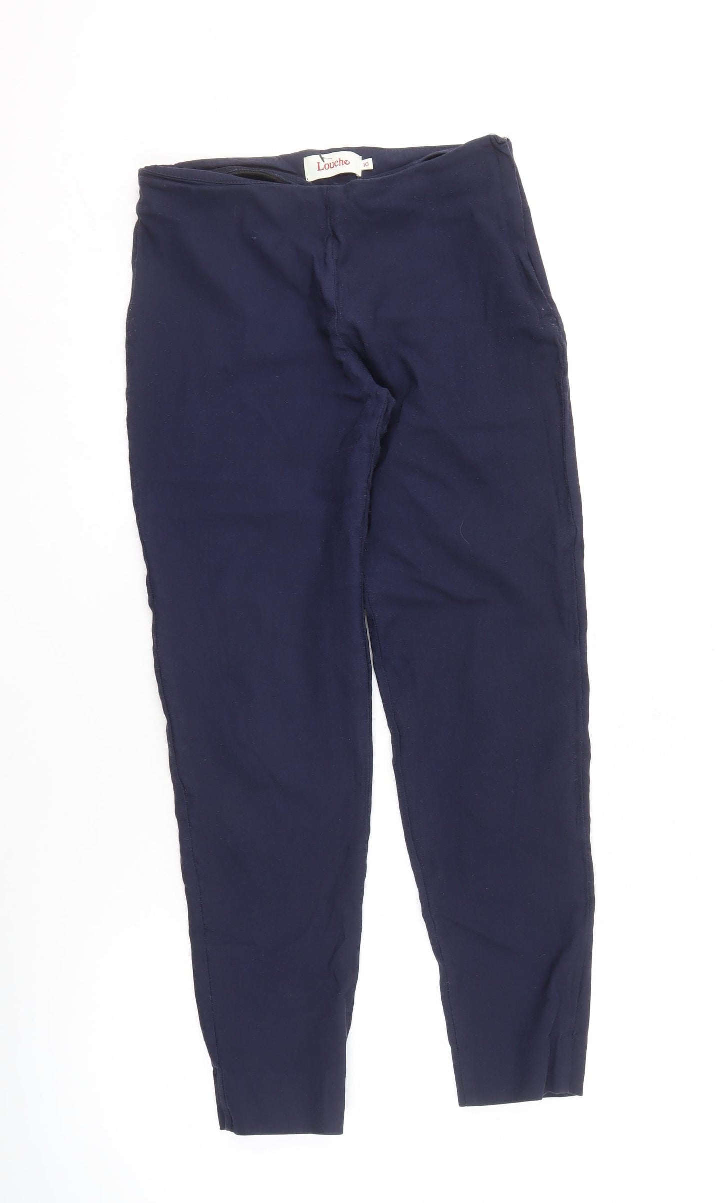 Louche Women's Blue Skinny Trousers - Size 10