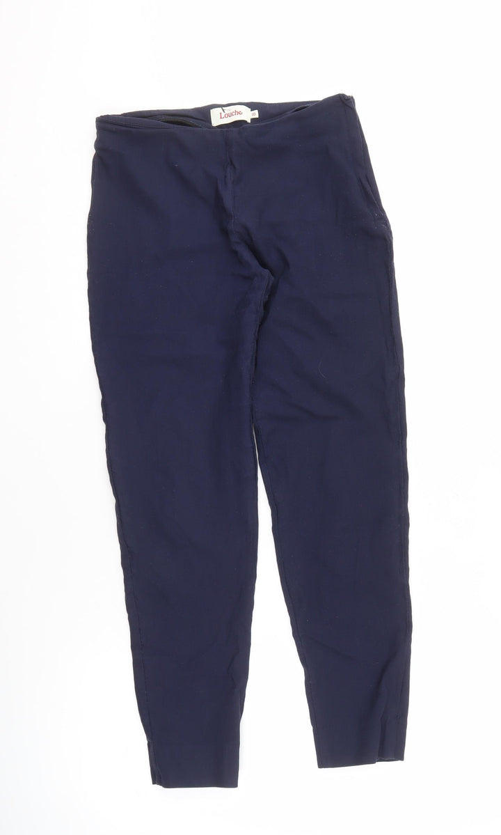 Louche Women's Blue Skinny Trousers - Size 10