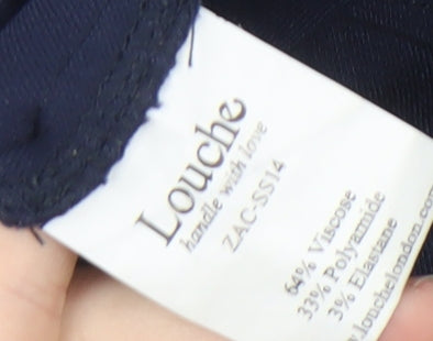 Louche Women's Blue Skinny Trousers - Size 10