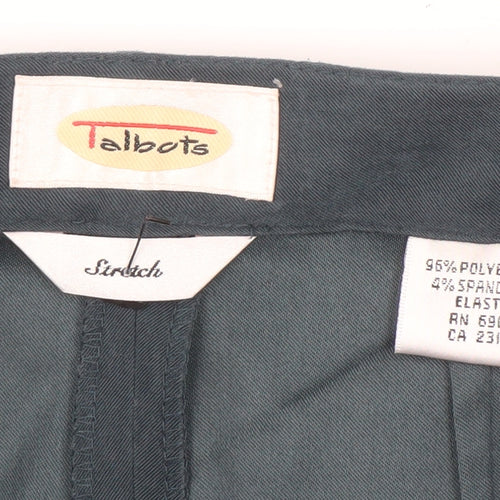 Talbots Women's Blue Stretch Trousers - Size 6