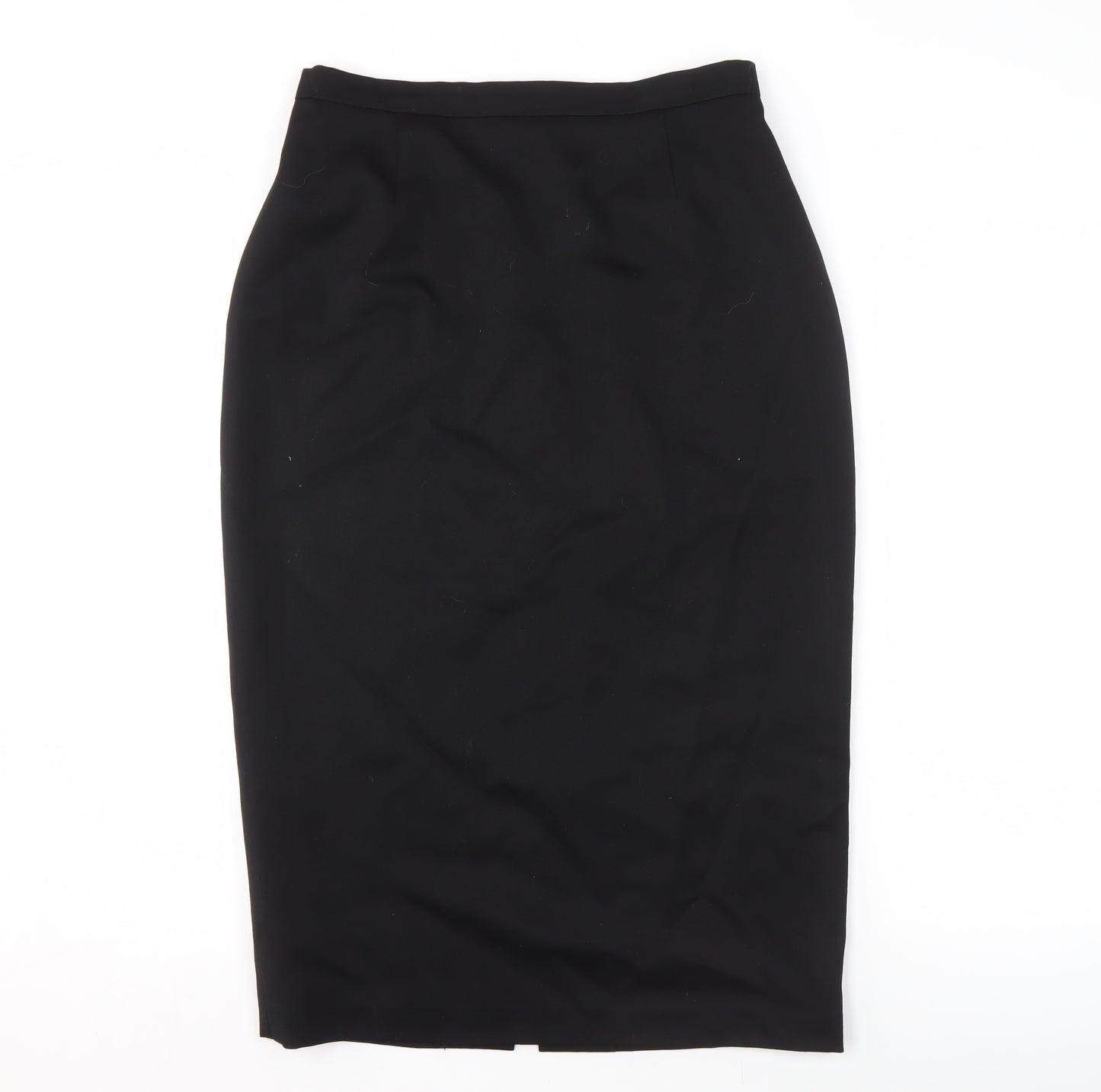 Claude Bert Women's Black Wool Pencil Skirt