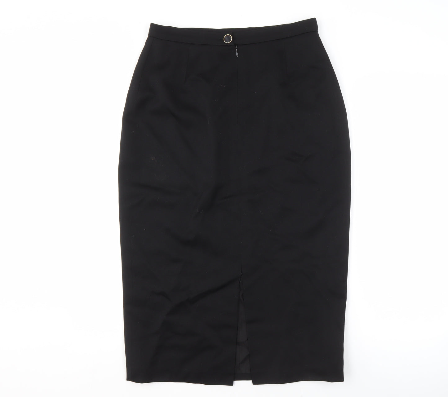 Claude Bert Women's Black Wool Pencil Skirt