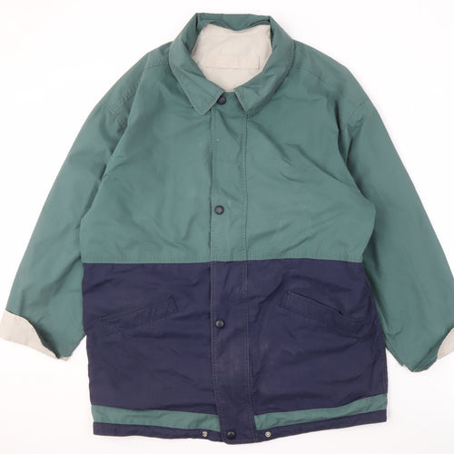 C&A Unisex Green Blue Jacket Size 46 Casual