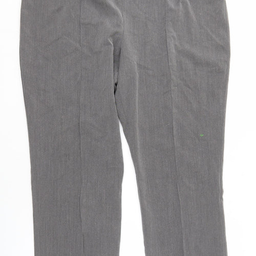 Bonmarché Women’s Grey Straight Leg Trousers Size 20