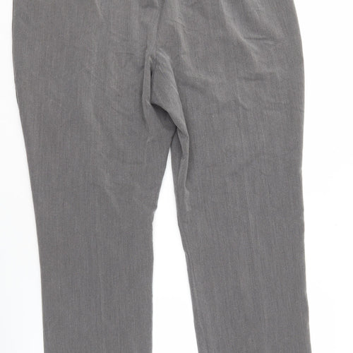 Bonmarché Women’s Grey Straight Leg Trousers Size 20