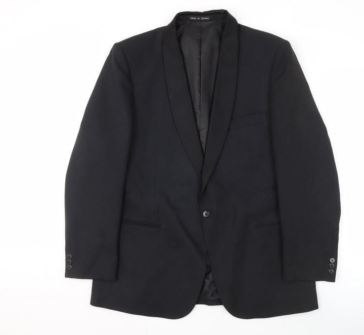 Dunn & Co Men's Black Tuxedo Blazer, Size 44, Formal Wear