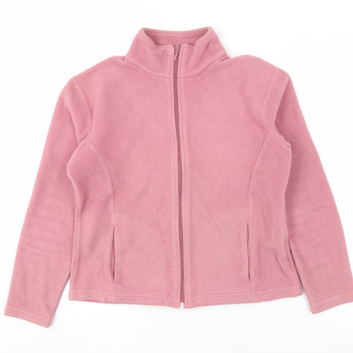 Marks & Spencer Pink Women's Jacket Size 14 Full Zip