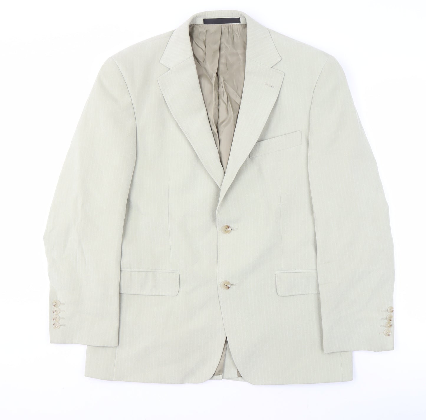 Marks and Spencer Men's Beige Blazer 38 Short Jacket