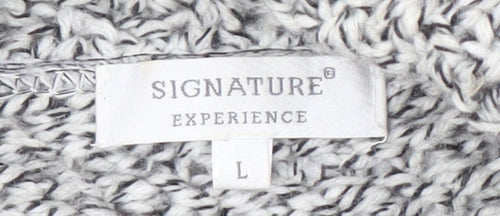 Signature Experience Women's Grey Cardigan L