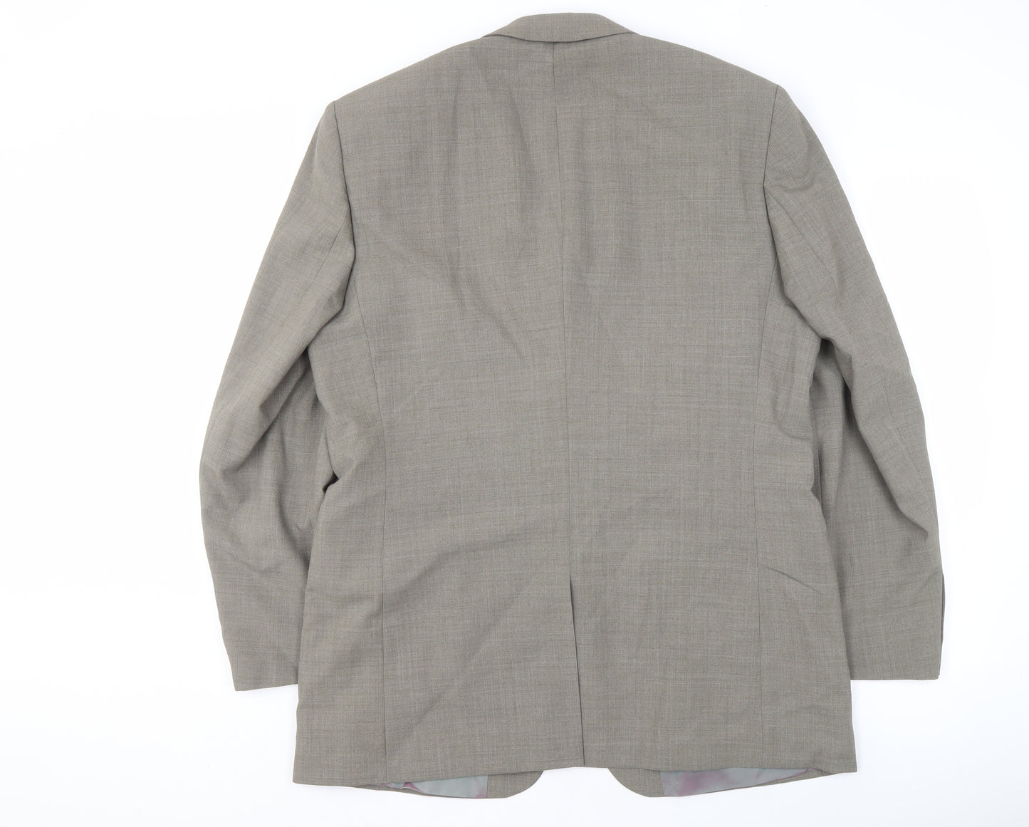 Karl Jackson Men's Grey Blazer, 42 Chest, Regular Fit