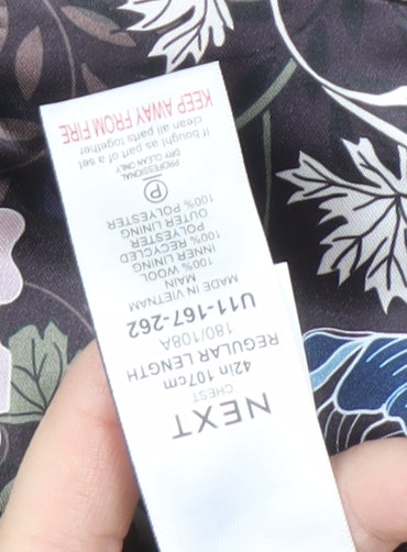 Next Men's Grey Check Waistcoat 42R